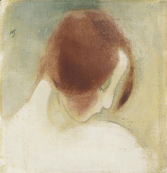 The Red Haired Girl II, 1915 - Helene Schjerfbeck