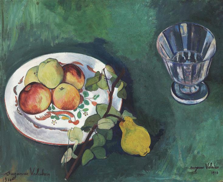 Still Life with Flowers and Fruits, 1910 - Сюзанна Валадон