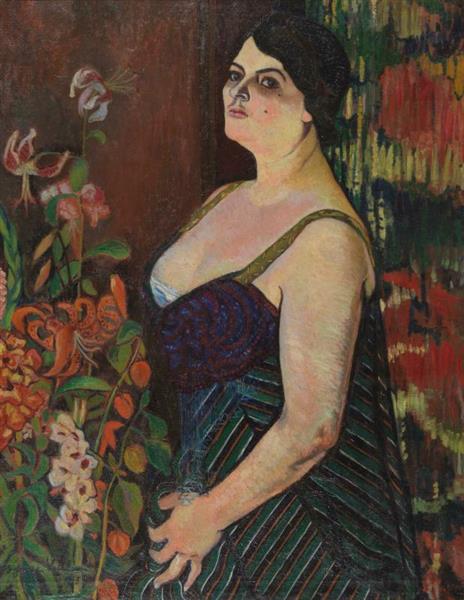 Portrait of Mauricia Coquiot, 1915 - Suzanne Valadon