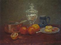 Still life with oranges - Анна Валайер-Костер
