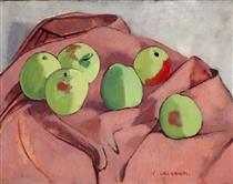 The green apples - Felice Casorati