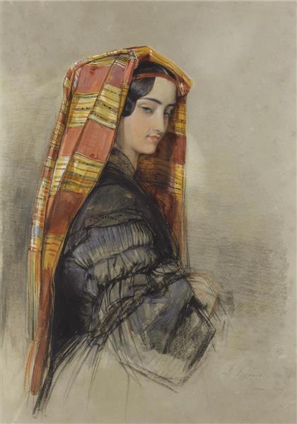 An Italian girl at Rome, 1838 - John Frederick Lewis