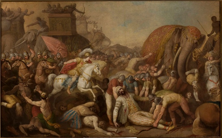 Victory Of Alexander the Great Over Poros, King Of India - Pranciškus ...