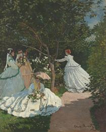 Mujeres en el jardín - Claude Monet