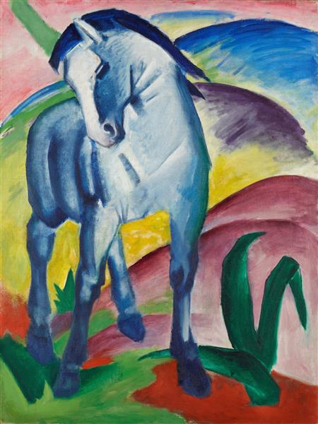 Blue Horse I, 1911 - 法蘭茲·馬克