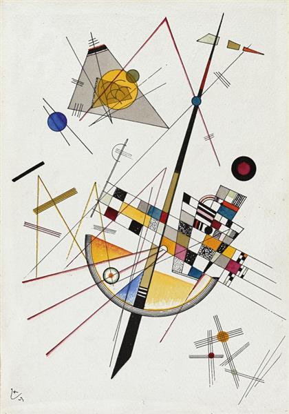 Delicate Tension. No.  85, 1923 - Wassily Kandinsky