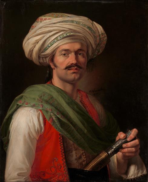 Roustam Raza, the mamluck of Napoleon, 1810 - Орас Верне