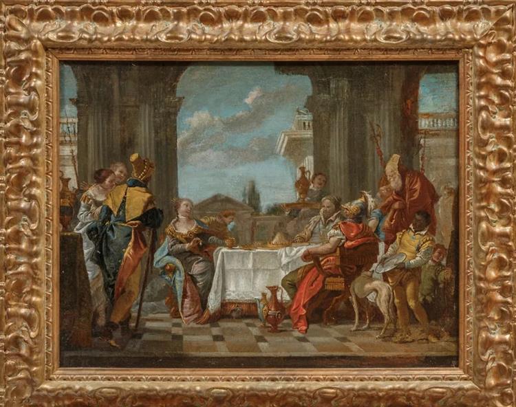 “The Banquet of Cleopatra”, 1747 - Giovanni Battista Tiepolo