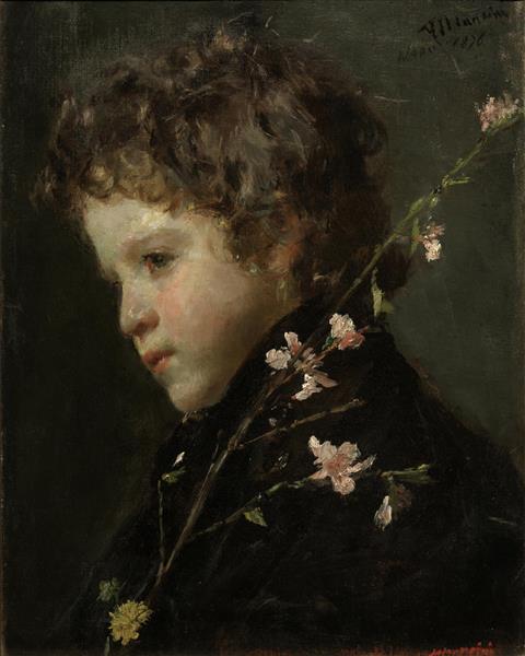 Almond Blossoms, 1876 - Антоніо Манчіні