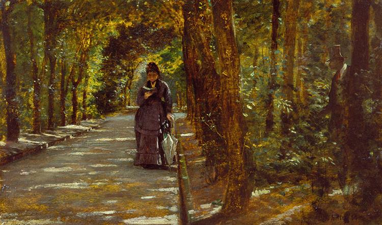 Meeting at the Forest of Portici, 1864 - Giuseppe De Nittis
