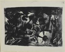 Figures in a Landscape - Jackson Pollock