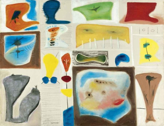 A palette of imagery, 1944 - Адольф Готлиб