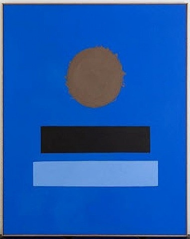 Blue Ground, 1973 - Адольф Готлиб
