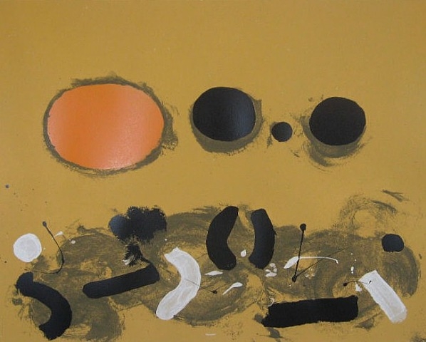 Orange Oval, 1972 - Adolph Gottlieb