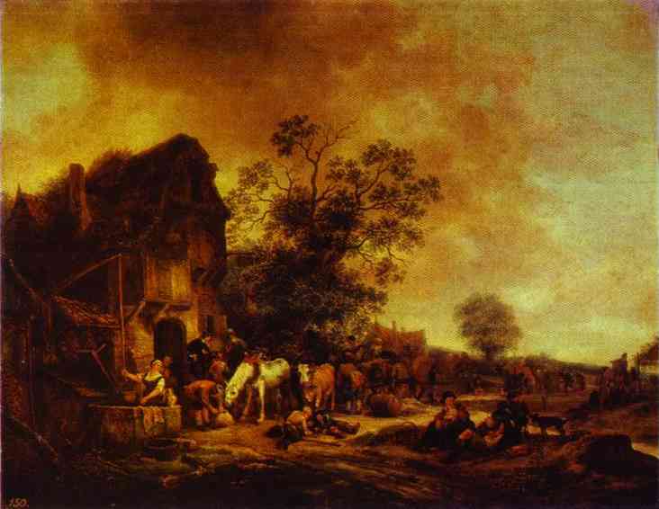 A Village Inn, 1646 - Адриан ван Остаде