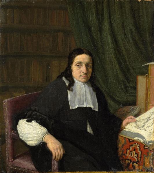 Portrait of a Scholar, 1665 - Адриан ван Остаде