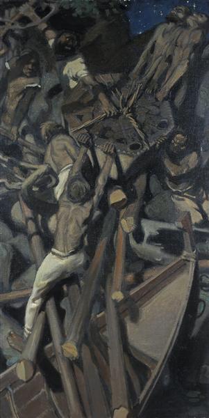 The abduction of Sampo, 1905 - Аксели Галлен-Каллела