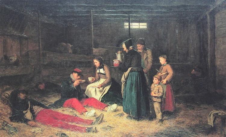 The Bourbakis, 1871 - Albrecht Anker