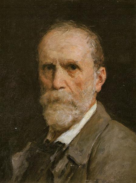 Self-Portrait, 1908 - Albrecht Anker