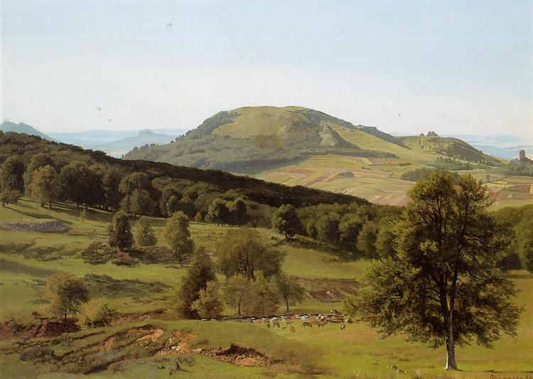 Landscape. Hill and Dale - 阿爾伯特·比爾施塔特