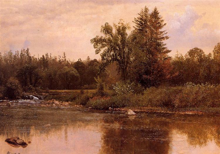 Landscape, New Hampshire, c.1857 - c.1859 - Альберт Бирштадт