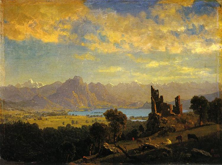 Scene in the Tyrol, 1854 - Albert Bierstadt