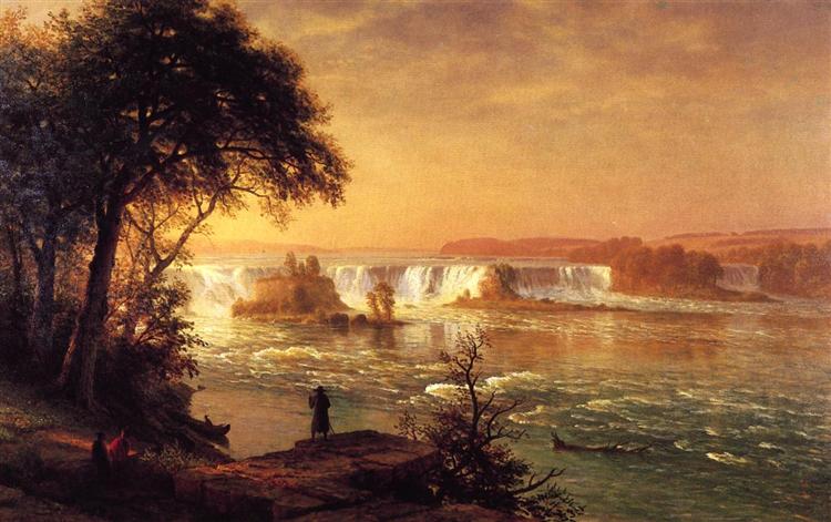 The Falls of St. Anthony, c.1880 - c.1887 - 阿爾伯特·比爾施塔特