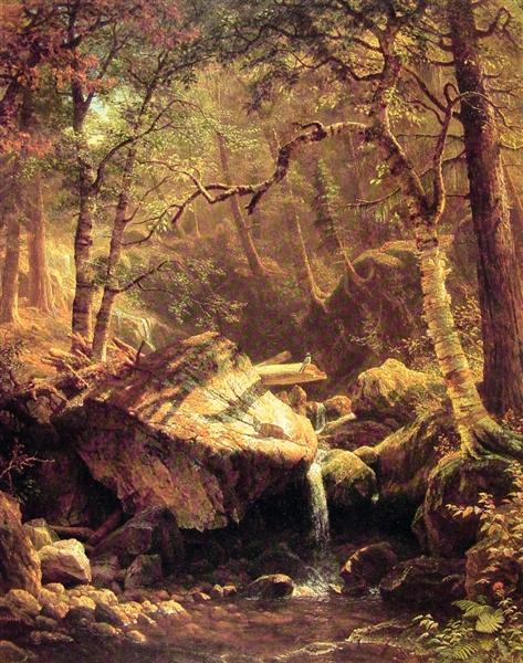 The Mountain Brook, 1863 - Альберт Бирштадт
