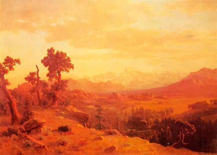 Wind River Country, 1860 - Альберт Бірштадт
