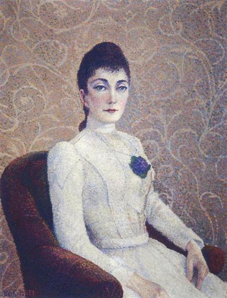 Woman in White, c.1886 - Albert Dubois-Pillet