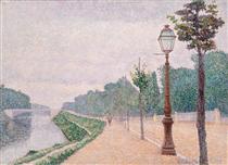 The Banks of the Seine at Neuilly - Альберт Дюбуа-Пілле