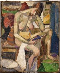 Sitting nude - Albert Gleizes