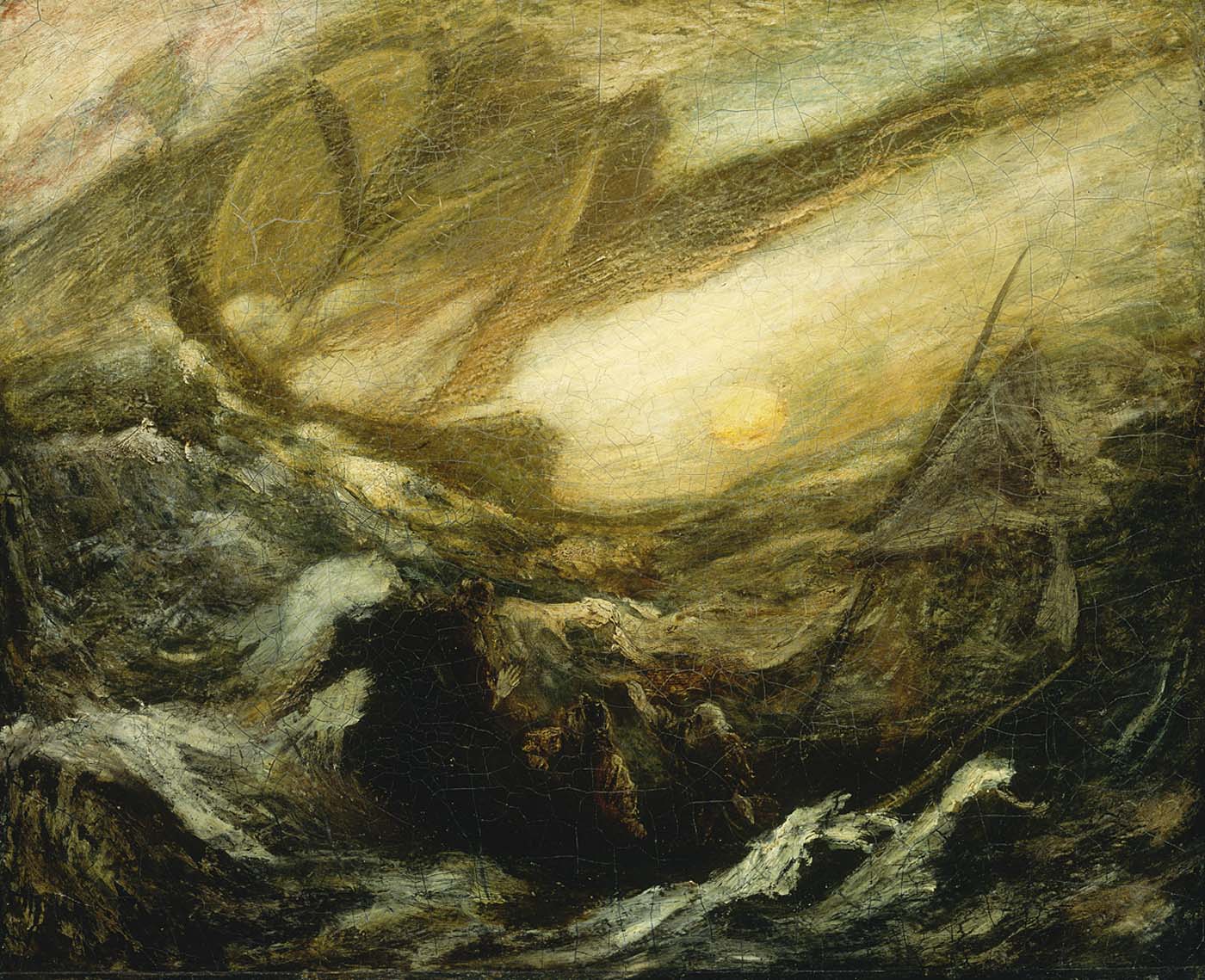 Flying Dutchman, 1887 - Albert Pinkham Ryder - WikiArt.org