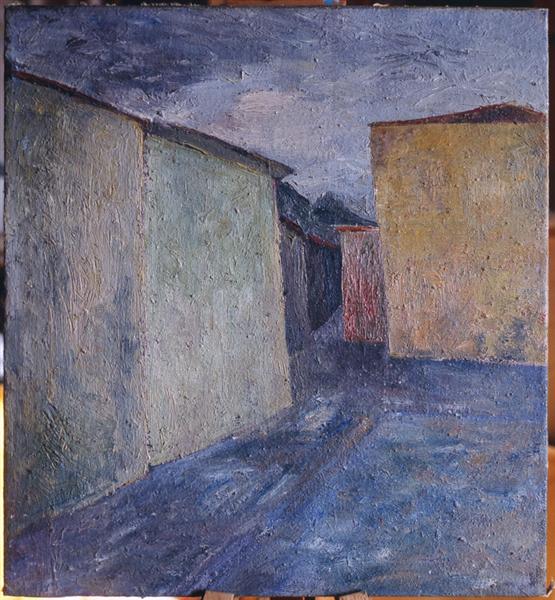 Upper Piazza, 1947 - Альберто Буррі