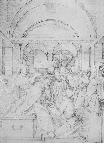 Коронование терновым венцом, 1504 - Альбрехт Дюрер