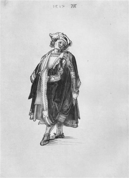 Design to a court dress - Albrecht Dürer