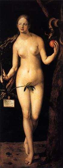 Eve (right panel) - Albrecht Dürer