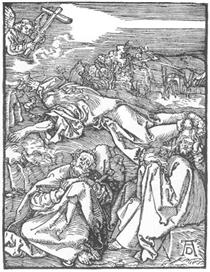 Jesus Christ on the Mount of Olives - Albrecht Dürer