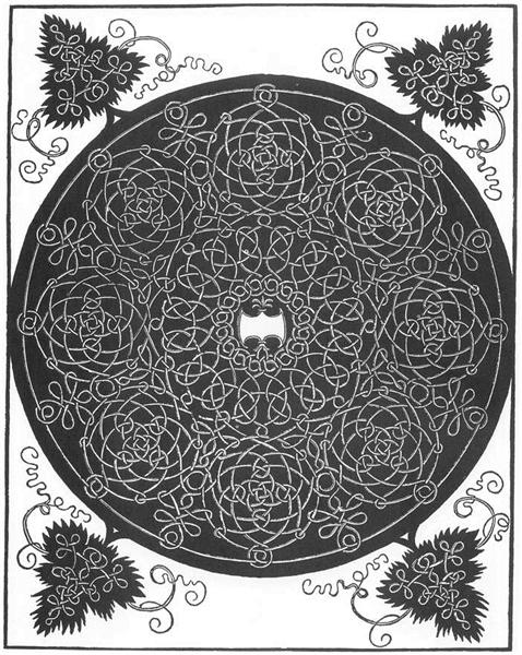 Узор из Серии шести узлов, 1505 - 1507 - Альбрехт Дюрер