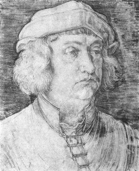 Portrait of a Man (Konrad Peutinger), 1517 - Альбрехт Дюрер