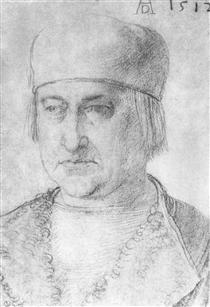 Portrait of a Man with cap - Albrecht Dürer