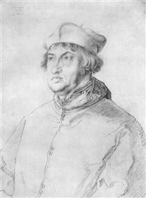 Portrait of Cardinal Albrecht of Brandenburg - Alberto Durero