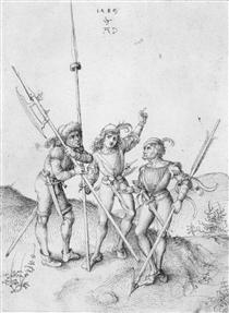 Soldiers - Albrecht Dürer