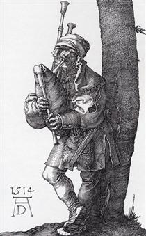 The Bagpiper - Albrecht Dürer