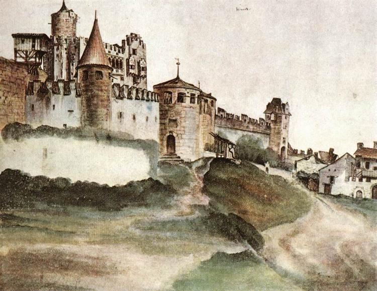 Замок в Тренто, 1495 - Альбрехт Дюрер