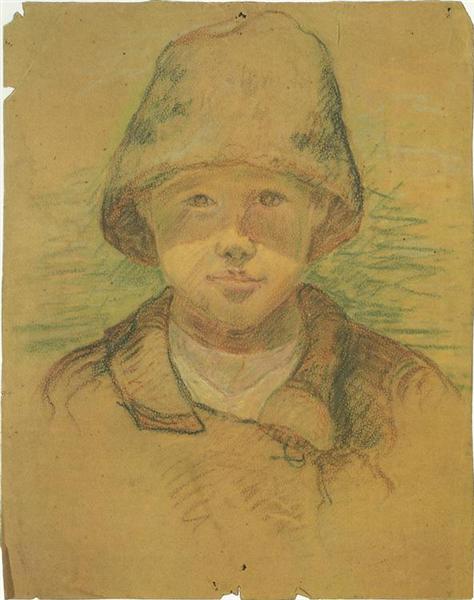 Portrait of a Boy, 1915 - Aleksandr Deyneka