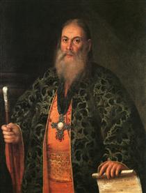 Portrait of Fyodor Dubyansky - Олексій Антропов
