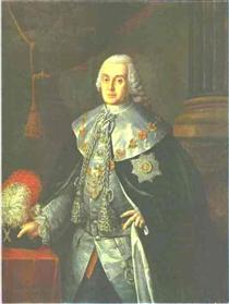 Portrait of General in Chief, Count William W.Fermor - Alexei Petrowitsch Antropow