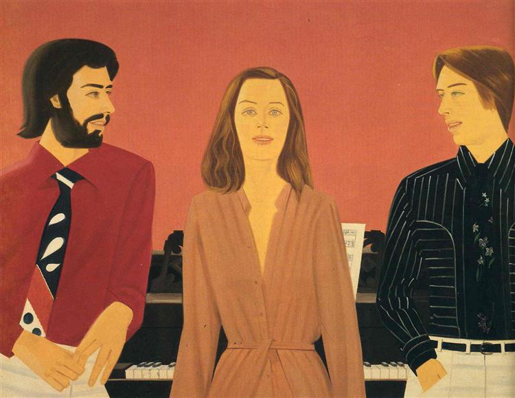 Vincent, Ruth and Paul - Alex Katz