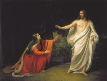The Appearance of Christ to Mary Magdalene - Alexander Andrejewitsch Iwanow